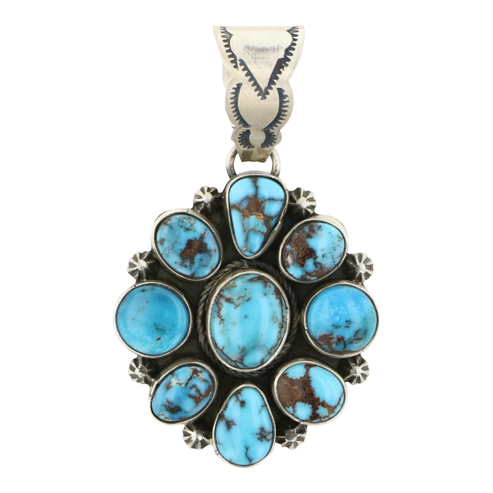 Beatty Tom Prince Turquoise Cluster Pendant (1 of 2)
