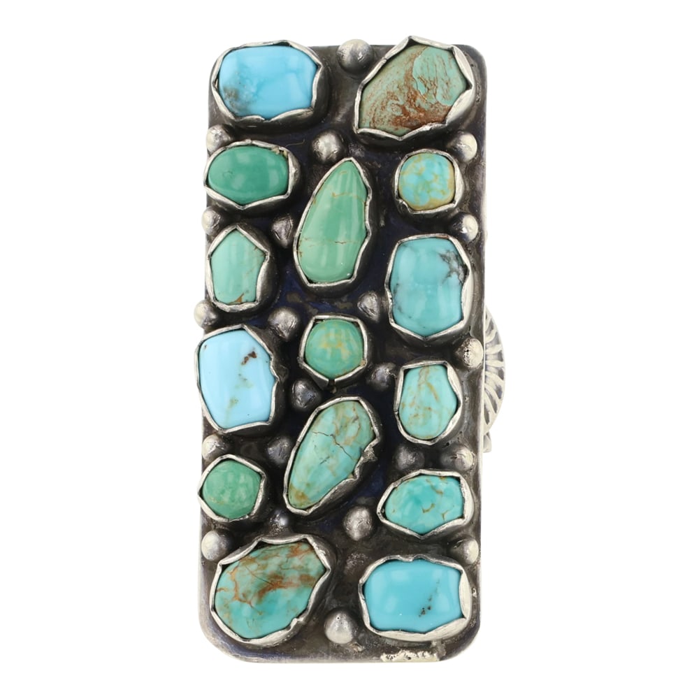 Beatty Tom Navajo Nevada Turquoise Ring (1 of 3)