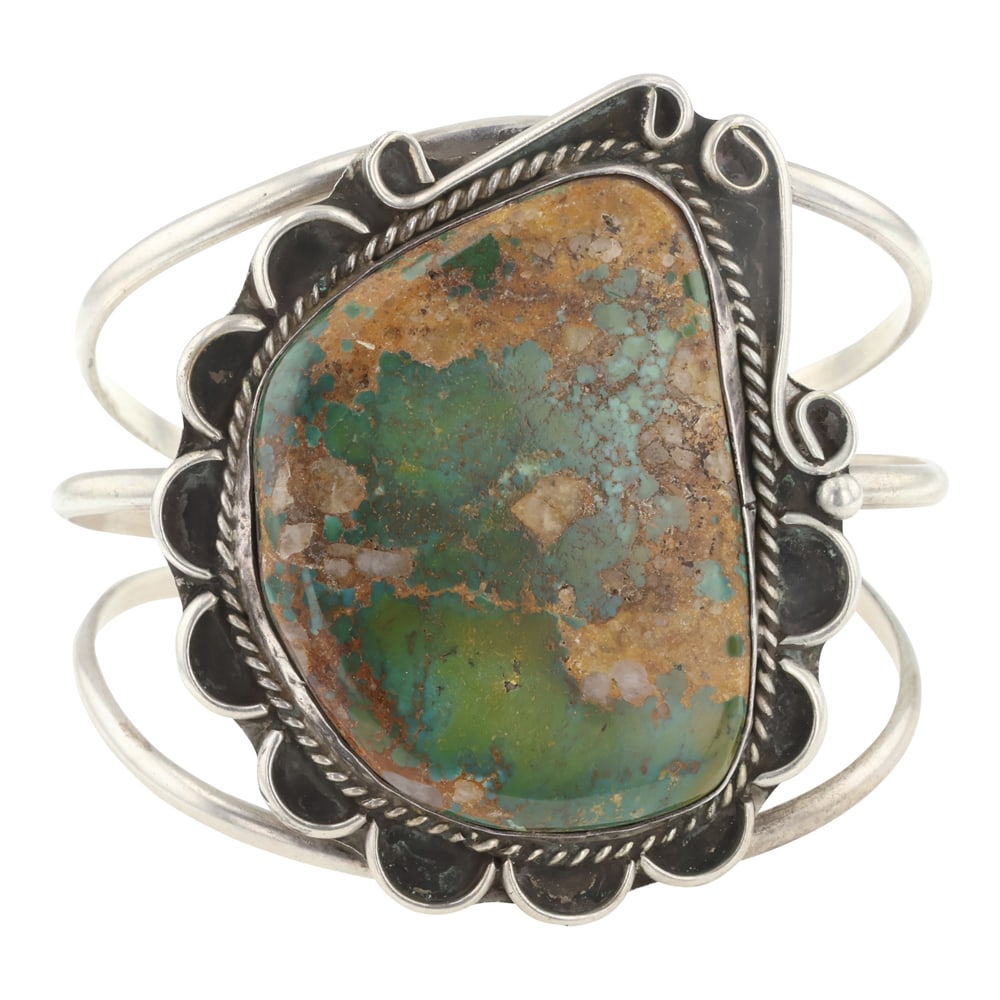 Navajo Freeform Royston Turquoise Bracelet (1 of 4)