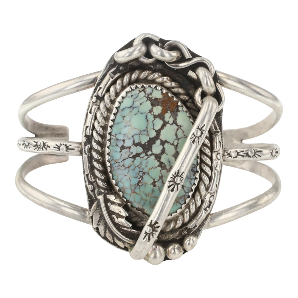 Vintage Navajo Blue Moon Turquoise (1 of 4)