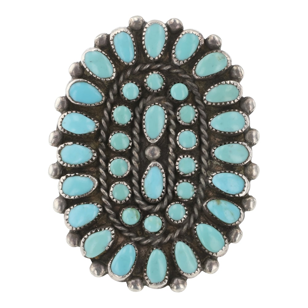 Navajo Block Cluster Ring (1 of 3)