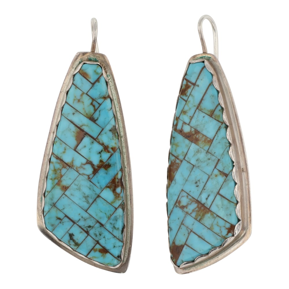 Charlie Bird Kewa-Laguna Nevada Turquoise Earrings (1 of 2)