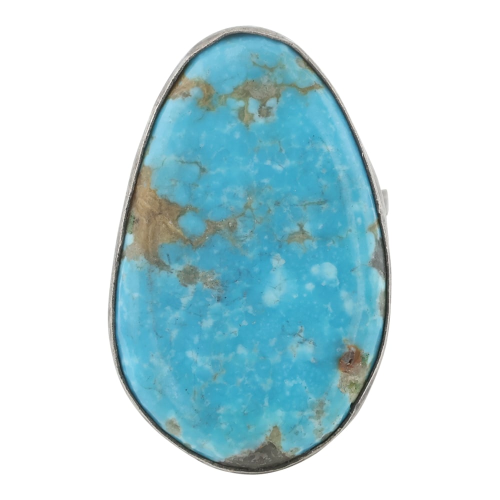 Chimney Butte Navajo Compitos Turquoise Ring (1 of 3)