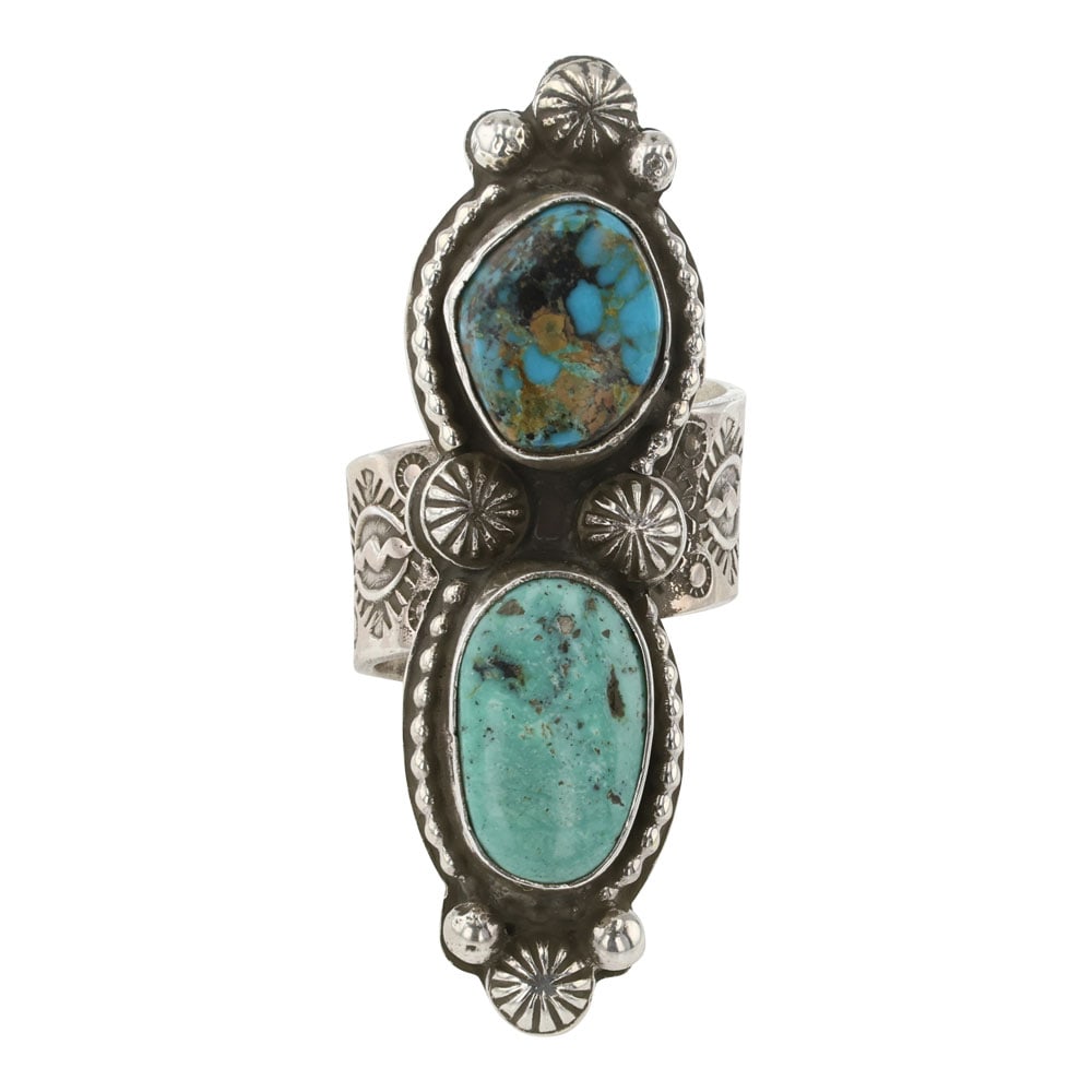 Boyd Ashley Navajo Nevada Turquoise adjustable Ring (1 of 3)