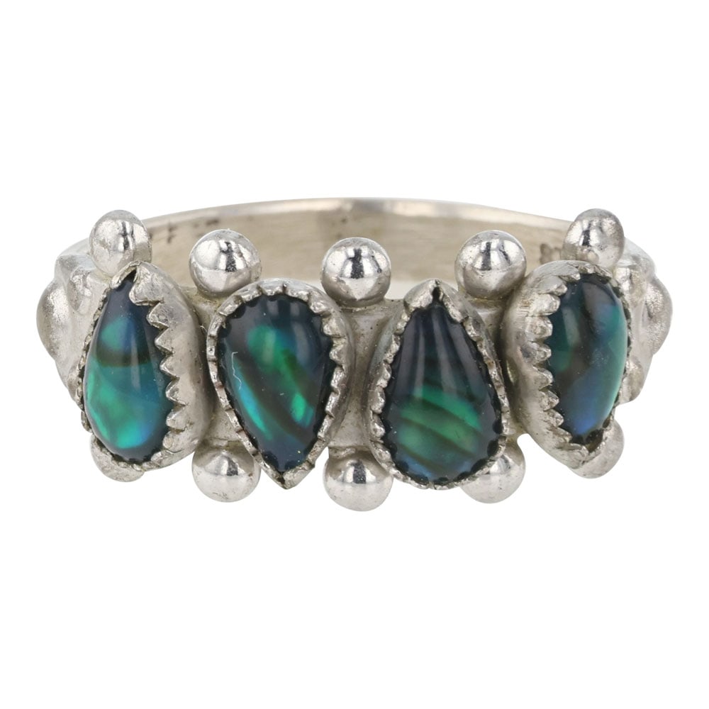 Navajo Paua Shell Ring (1 of 3)