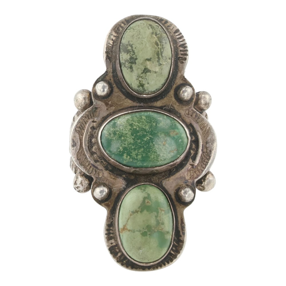 Vintage Navajo Nevada Turquoise Ring (1 of 3)