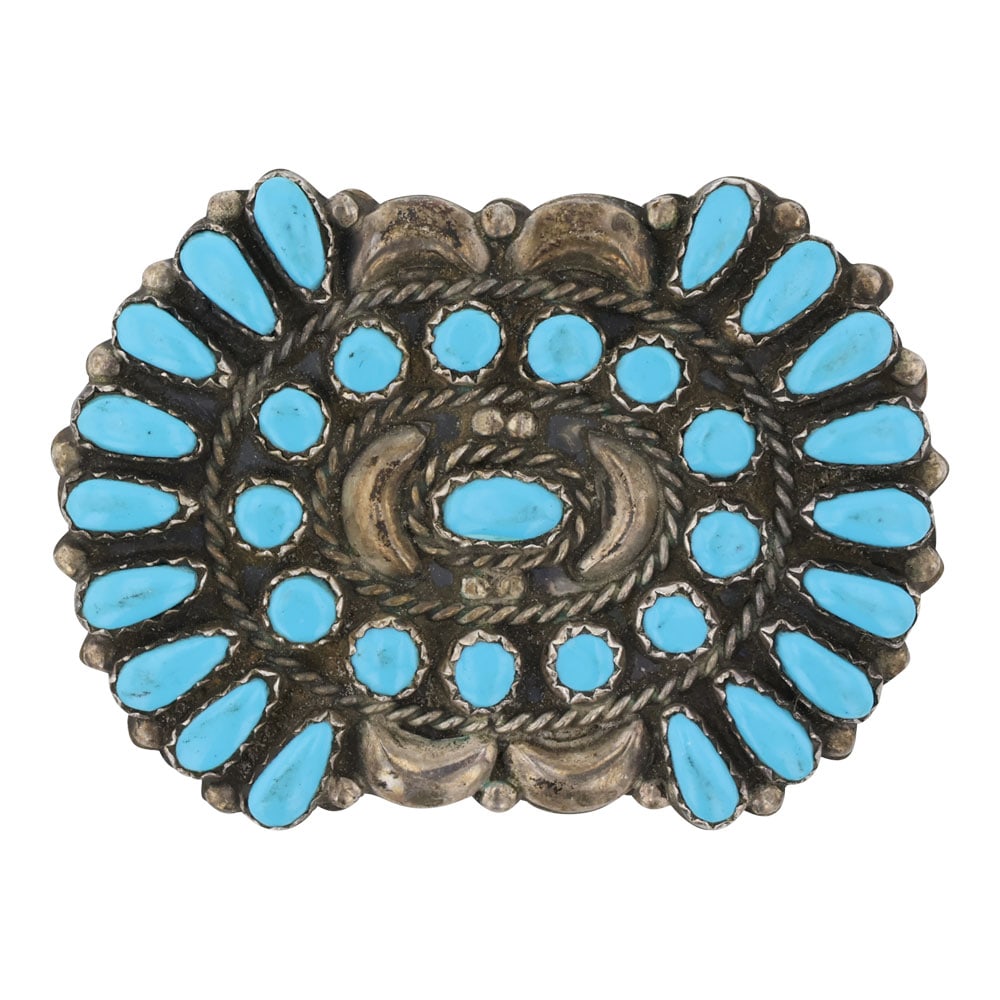 Vintage Navajo Block Cluster Pin & Pendant (1 of 2)