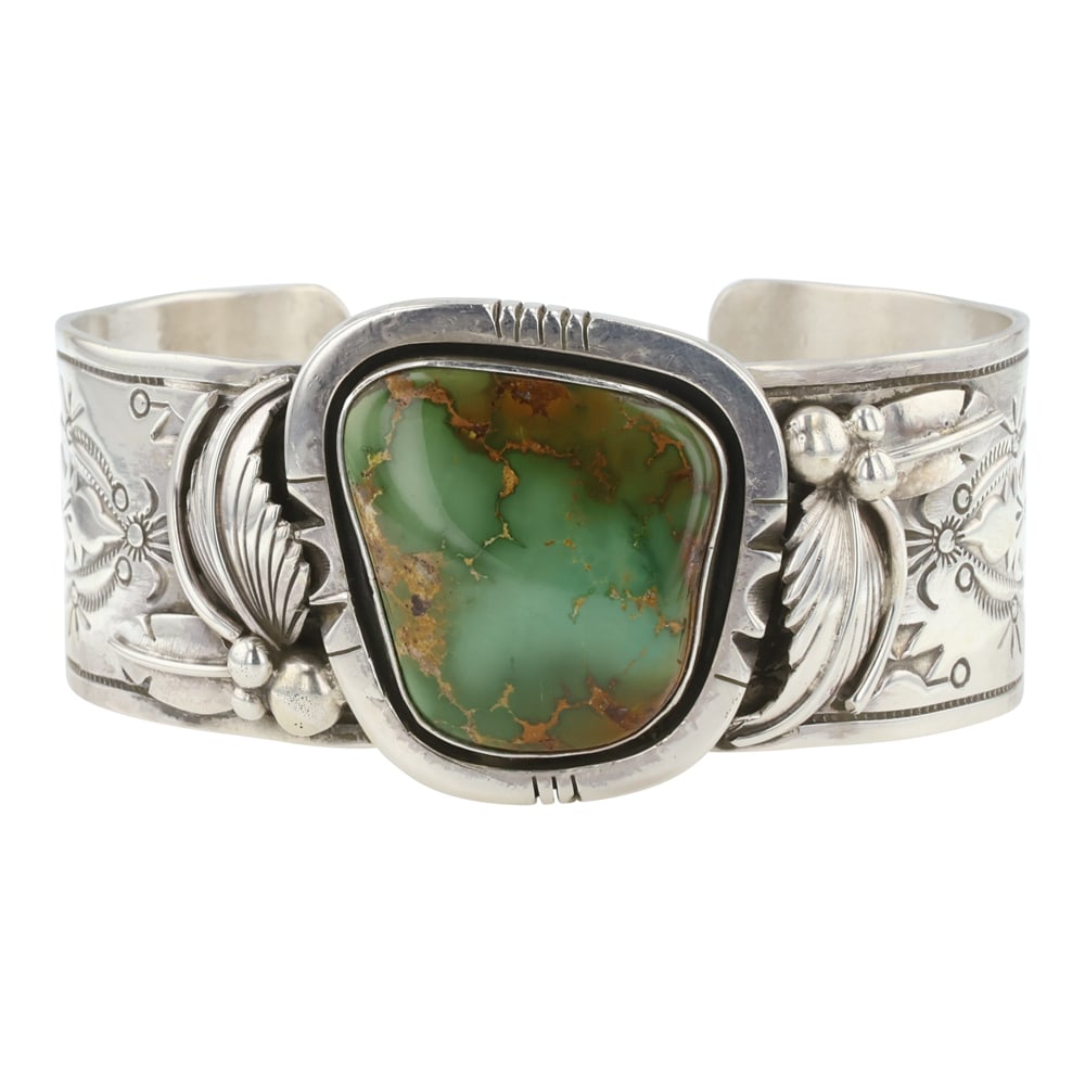 Joe Piaso Jr. Navajo Royston Turquoise Cuff Bracelet (1 of 4)