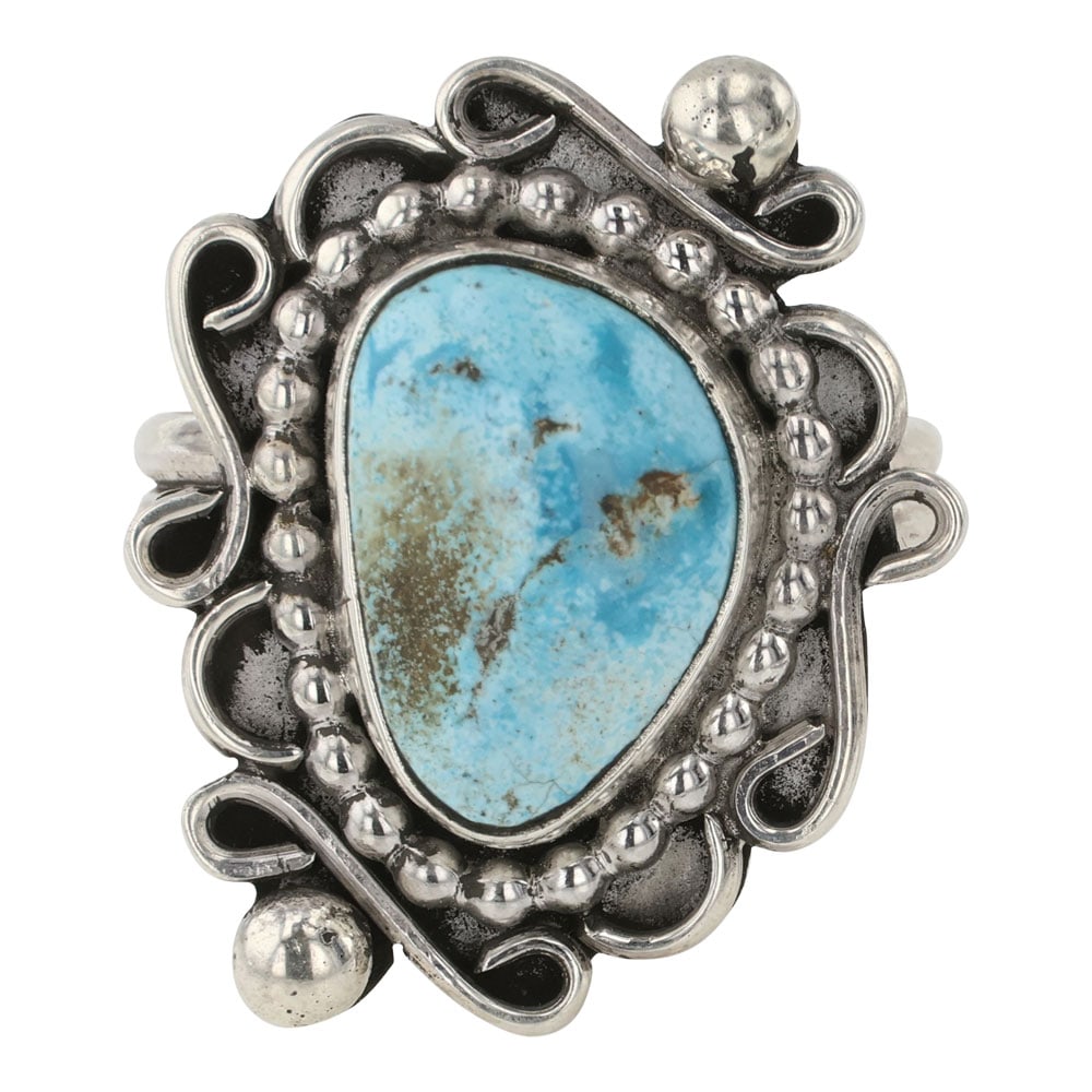 Navajo Blue Ridge Turquoise Ring (1 of 3)