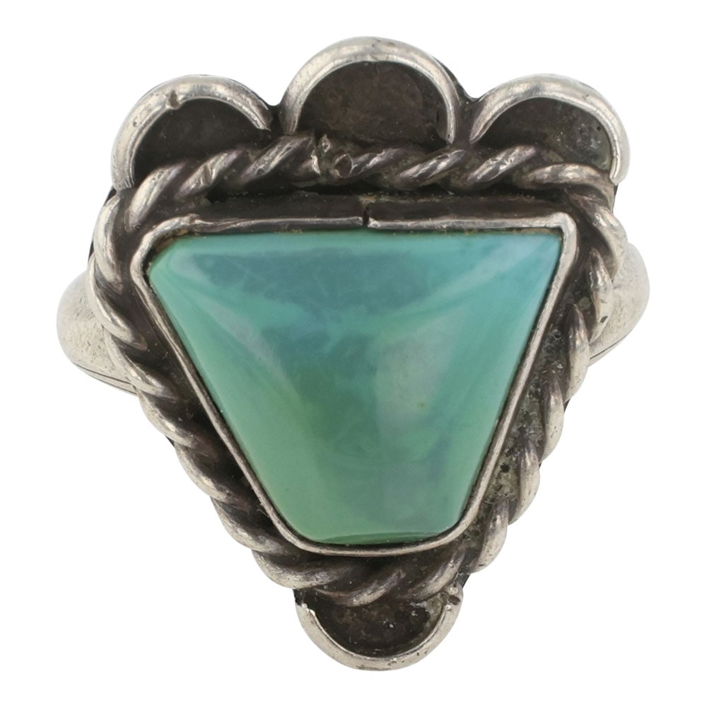 Vintage Navajo Fox Turquoise Ring (1 of 3)
