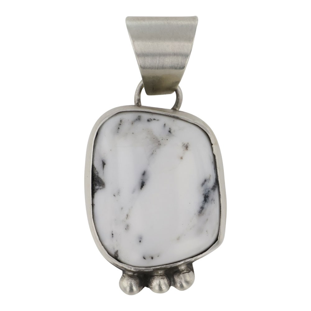 Navajo White Buffalo Pendant (1 of 2)