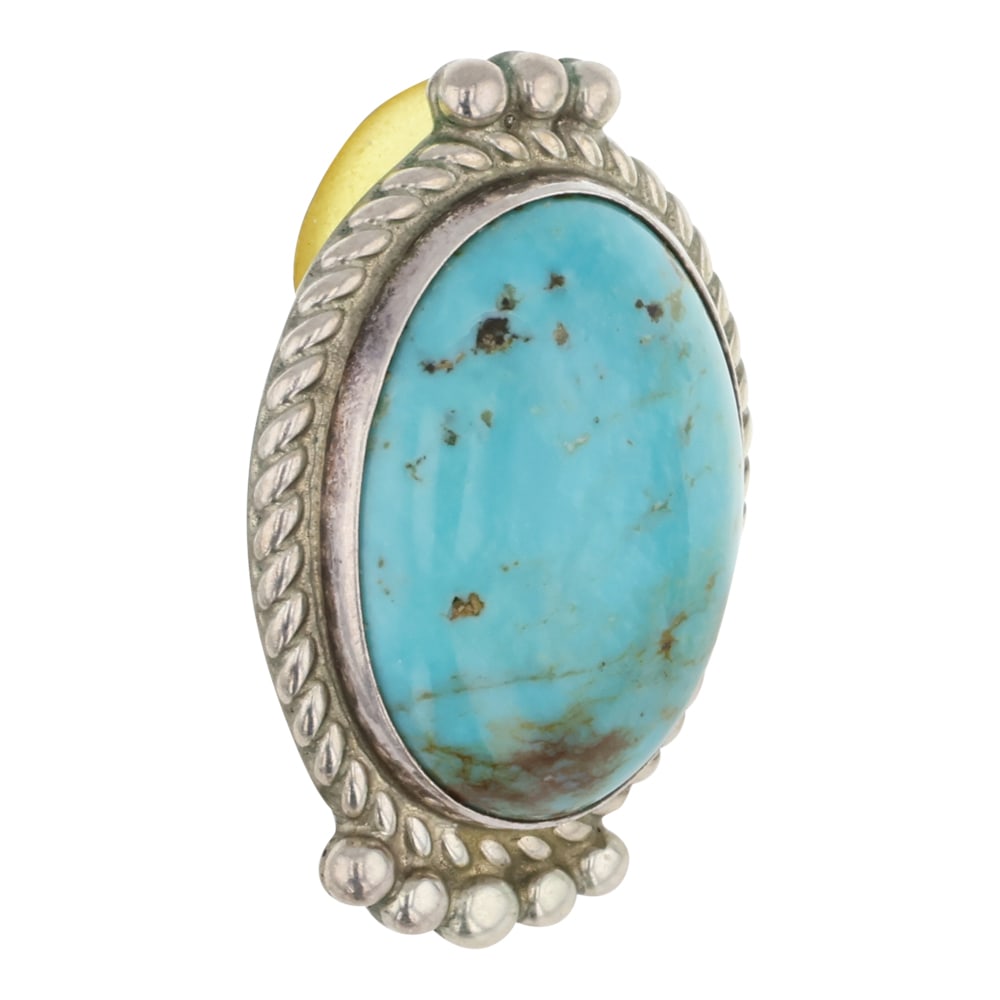 Renell Perry Navajo Compitos Turquoise Earrings (1 of 2)