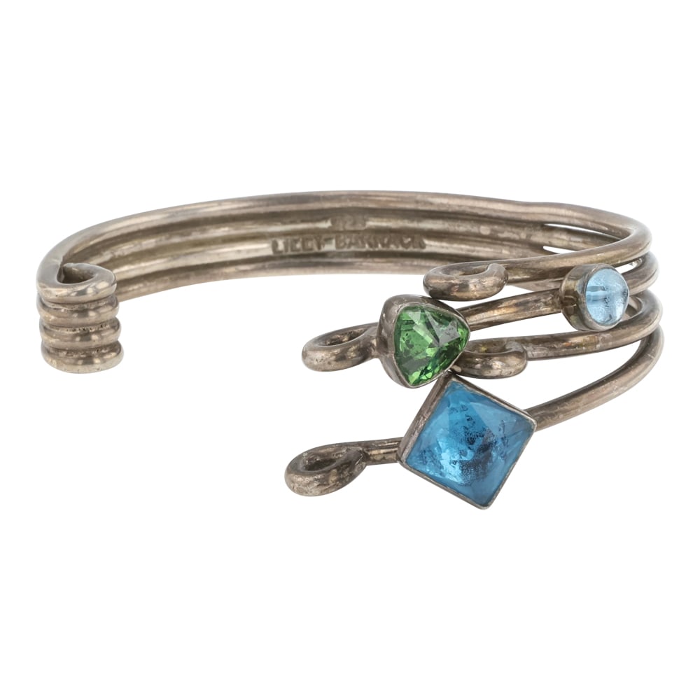 Lilly Barrack Vintage Gem Stone Cuff Bracelet (1 of 3)