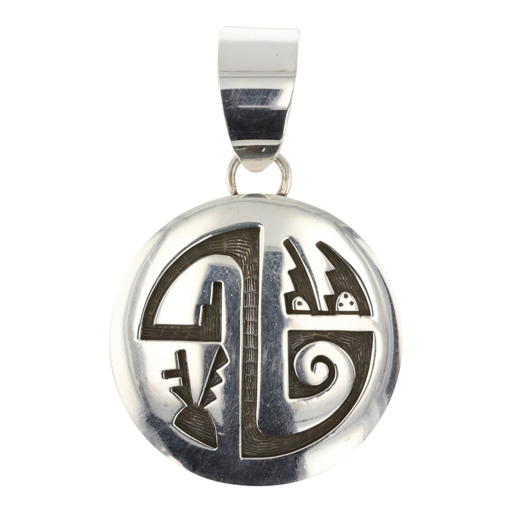 Hopi Plain Silver Pendant (1 of 2)