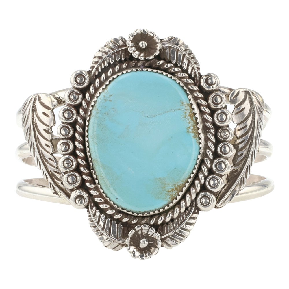 Daniel Henio Block Leaf work Cuff Bracelet (1 of 3)