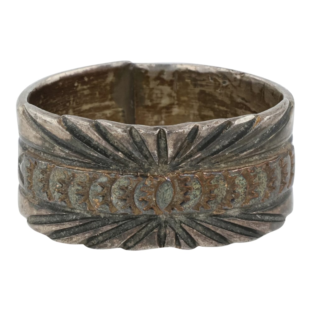 Vintage Navajo Plain Silver Ring (1 of 3)