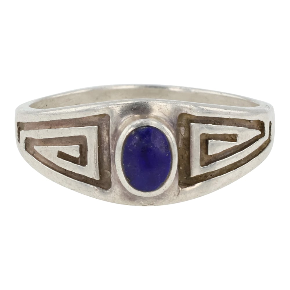 Julius Burbank Navajo lapis Ring (1 of 4)
