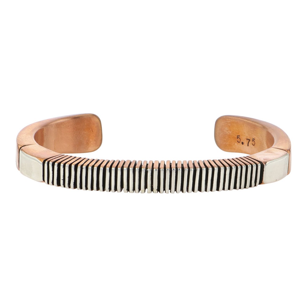 Navajo Copper & Sterling Silver Cuff Bracelet (1 of 3)