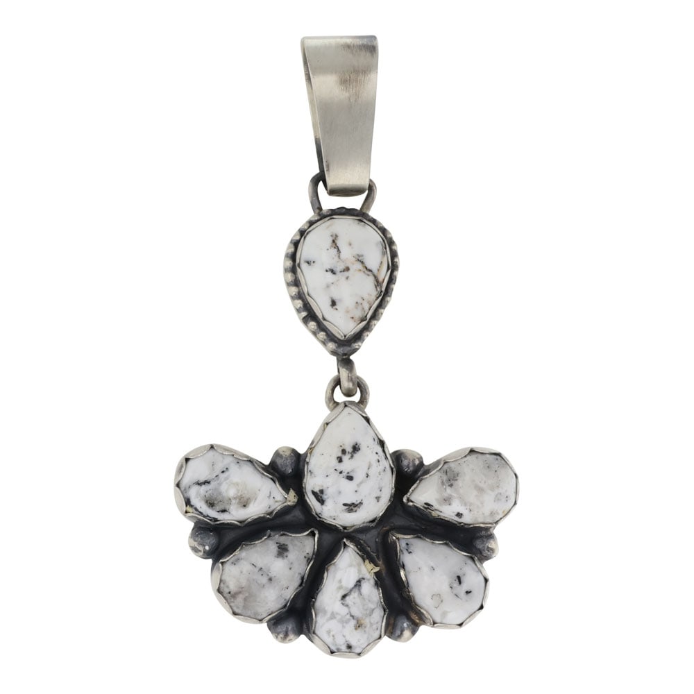 Louise Jim Navajo White Buffalo Pendant (1 of 2)