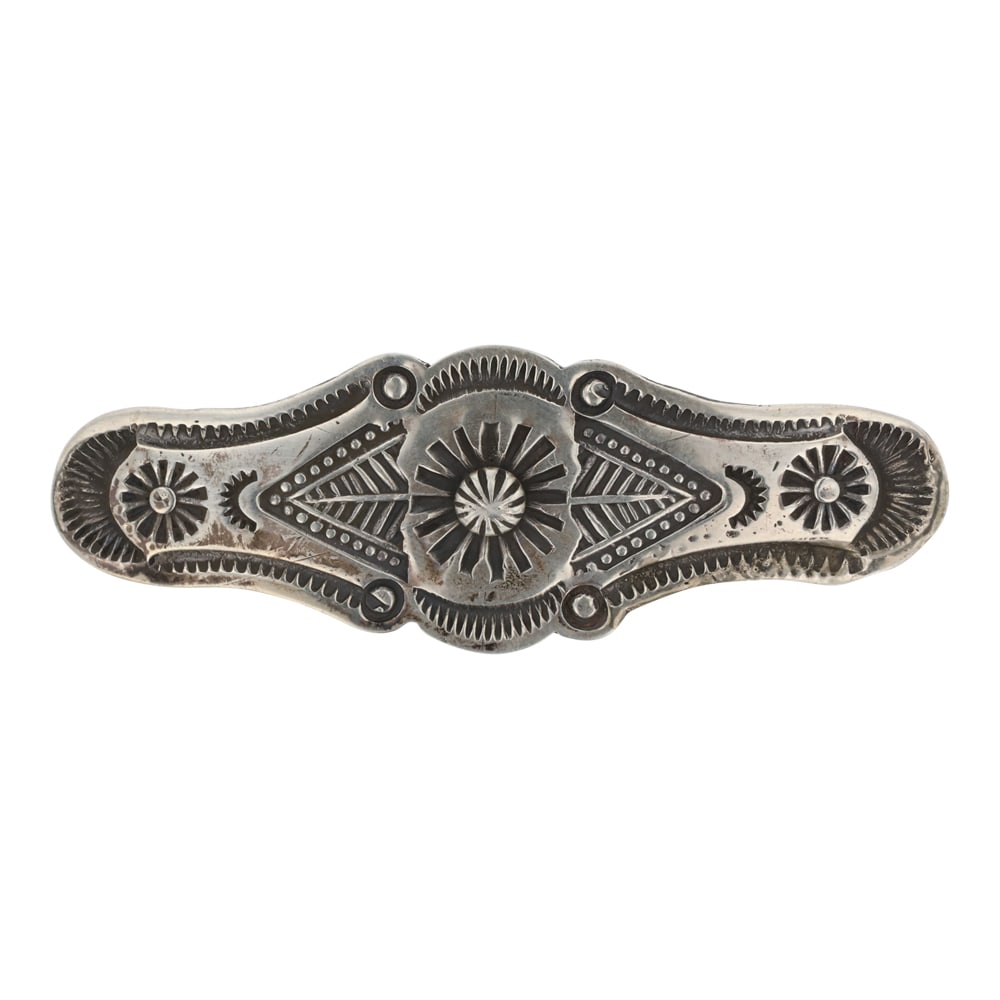 Oscar Alexius Vintage Navajo Plain Silver Pin (1 of 2)