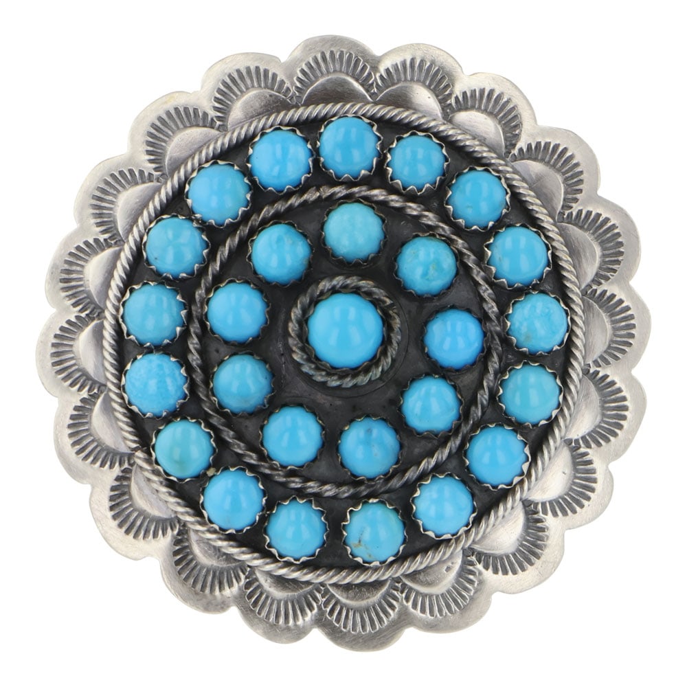 Mark Yazzie Navajo Sleeping Beauty Turquoise Ring (1 of 3)