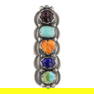 Phillip Begay Navajo Spiny Oyster Turquoise & lapis Long Ring