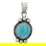 Danny Henio Navajo Nevada Turquoise Pendant