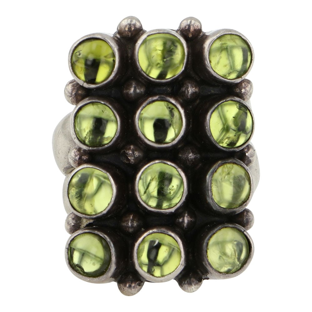 Navajo Peridot Adjustable Ring (1 of 3)