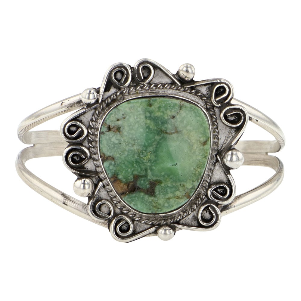 Gilbert Nez Navajo Turquoise Cuff Bracelet (1 of 3)