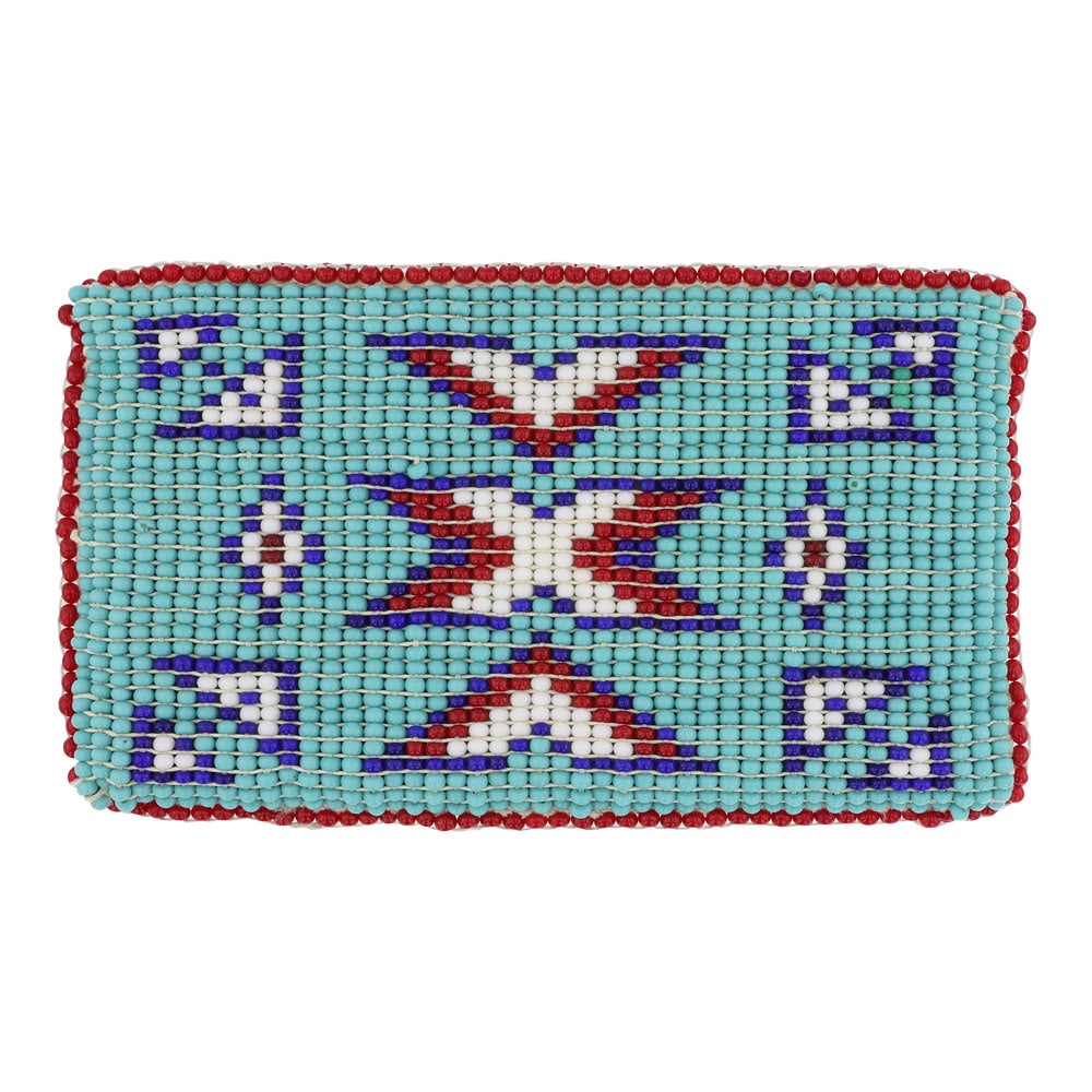 Navajo Beadwork Belt Buckle (1 of 2)