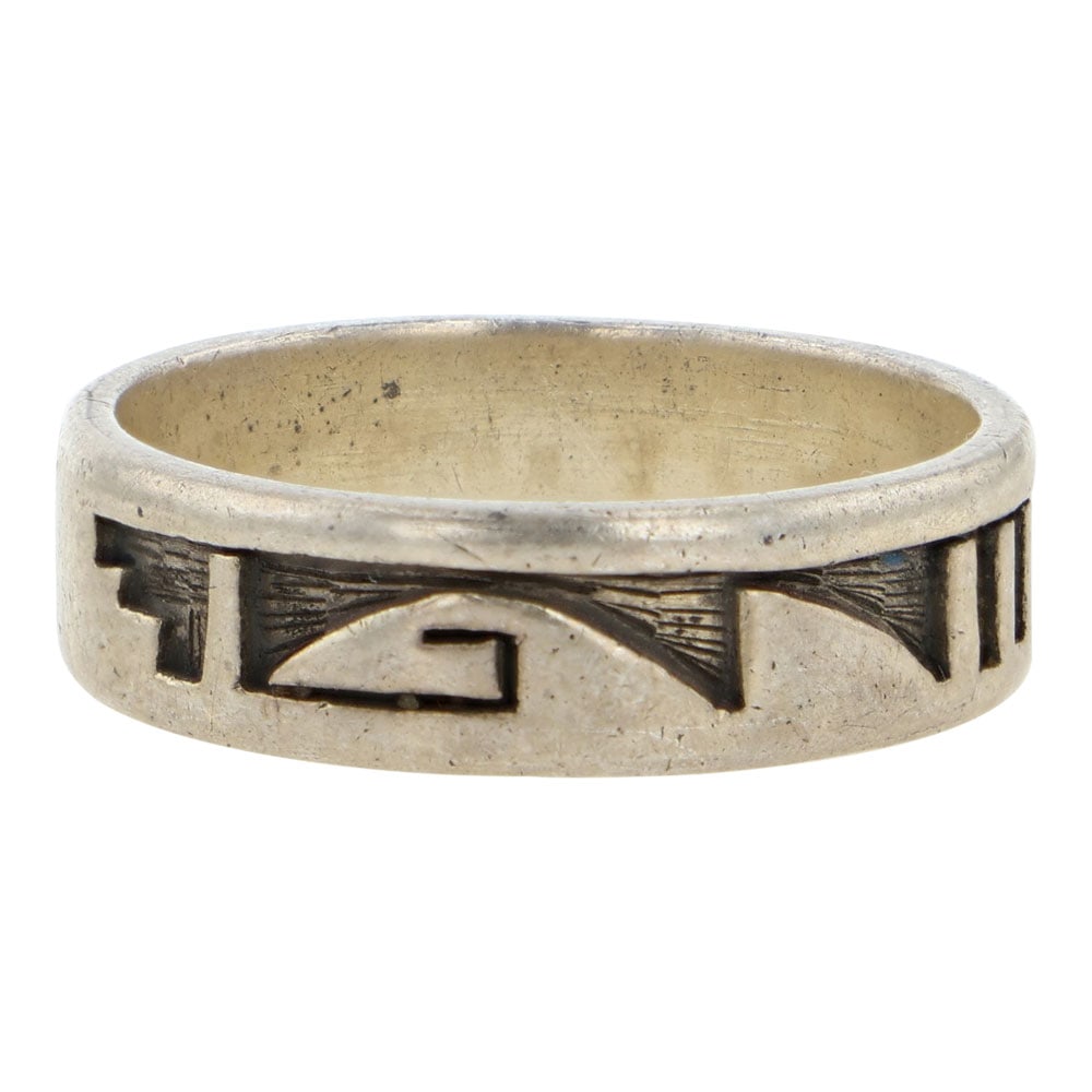 Vintage Navajo Plain Silver Ring (1 of 3)