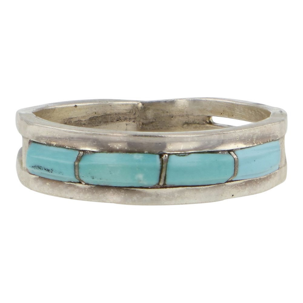 Zuni Turquoise Inlay Ring (1 of 3)