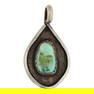 Vintage Navajo Nevada Turquoise Pendant t