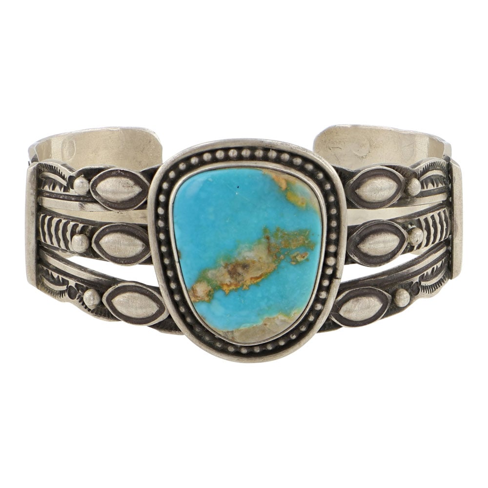 Geneva Ramone Navajo Royston Turquoise Cuff Bracelet (1 of 3)