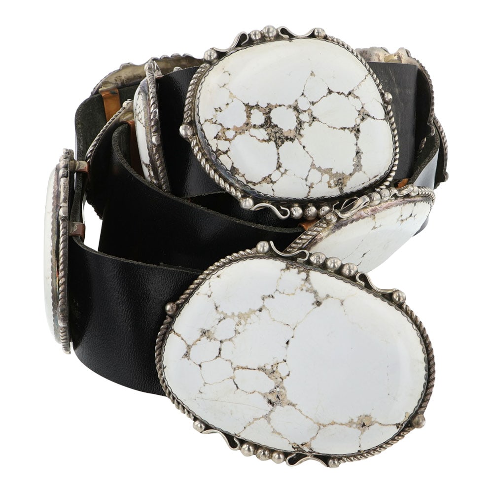 Vintage Navajo Howlite Concho Belt (1 of 3)