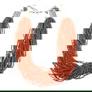 Navajo Mediterranean Coral 50 Strand Necklace