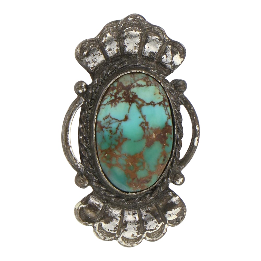 Vintage Navajo Royston Turquoise pin (1 of 2)