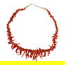 Navajo Mediterranean Coral Branches Necklace