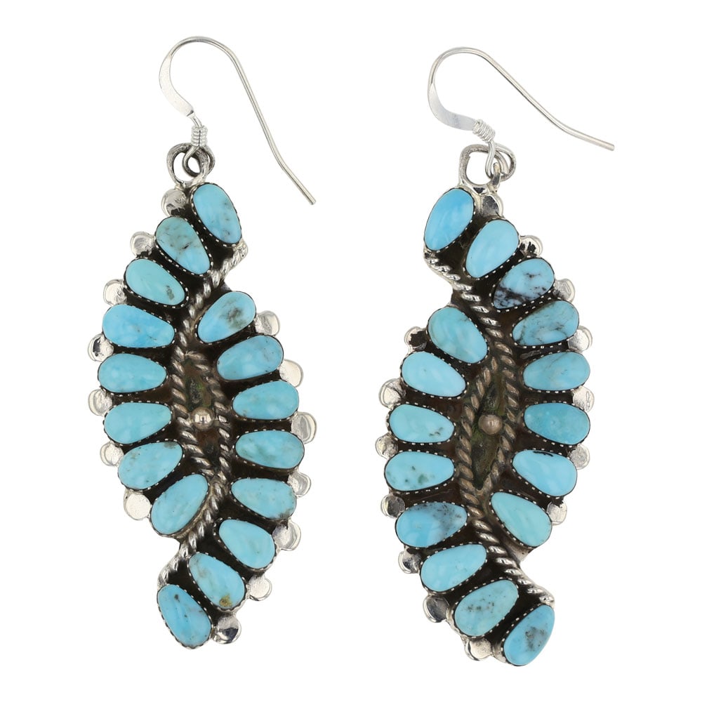 RB Navajo Kingman Turquoise Earrings (1 of 2)