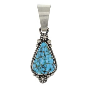 Daniel Benally Navajo Turquoise Mountain Turquoise Pendant