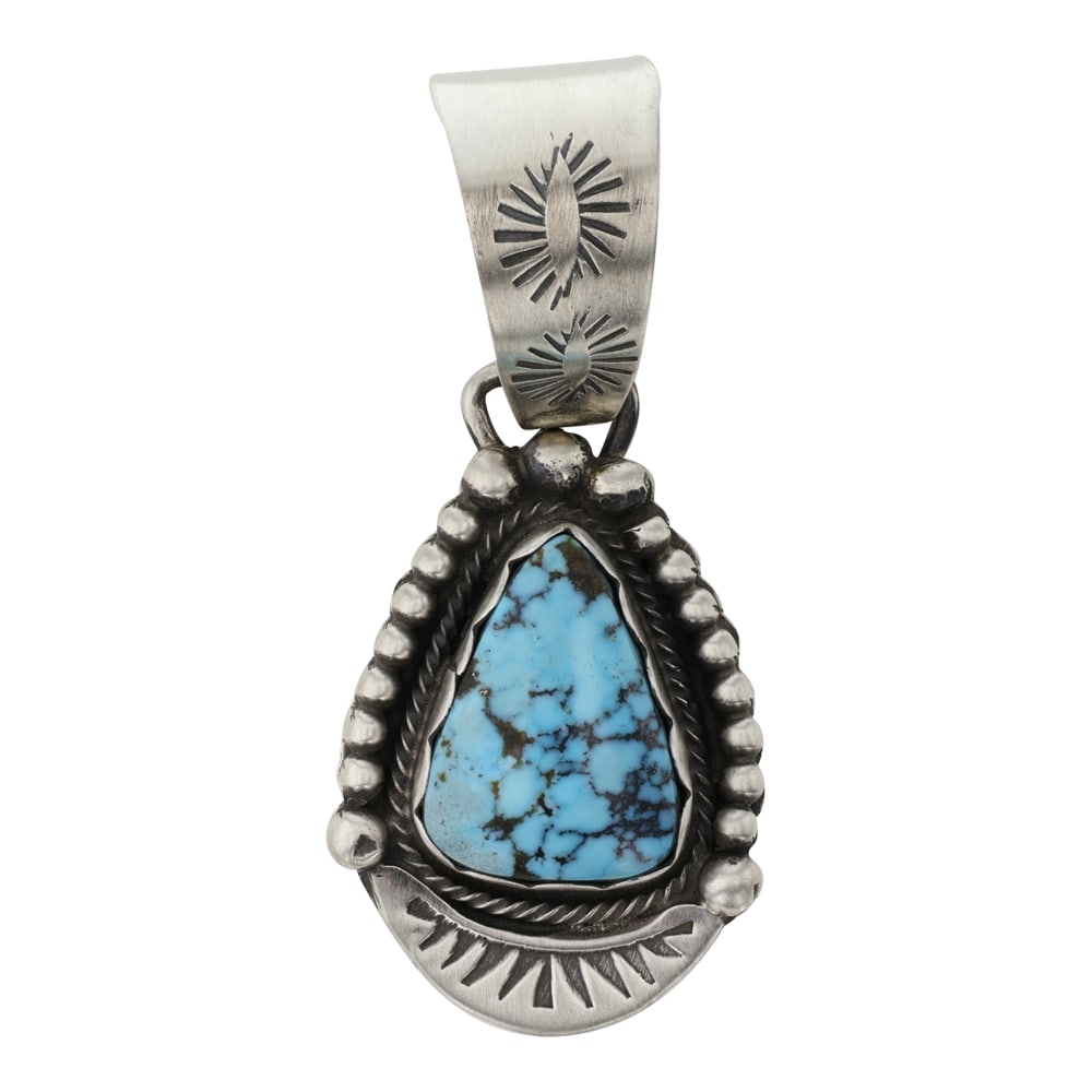 Louise Jim Navajo Turquoise Pendant (1 of 2)