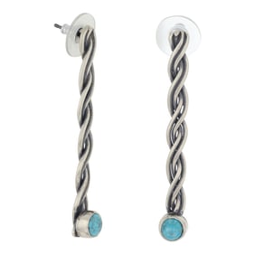 Navajo Kingman Turquoise Earrings