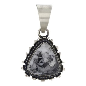 Randy Billy Navajo White Buffalo Pendant
