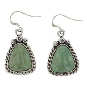 Navajo Menassa Turquoise Earrings