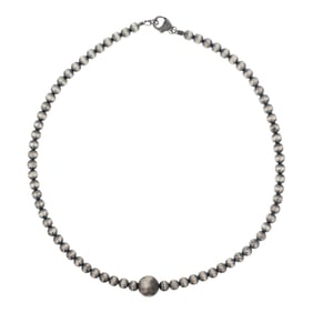 Navajo Oxidized Beads Necklace