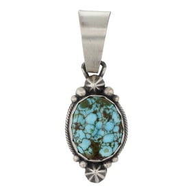 Daniel Benally Navajo Turquoise Mountain Turquoise Pendant