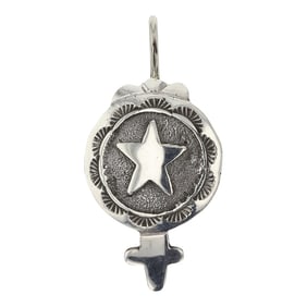 Emerson Kinsel Navajo Plain Silver Pendant