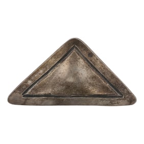 Vintage Navajo Plain Silver Pendant