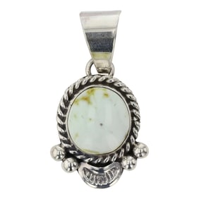 Ella Linkin Navajo Palomino Variscite Pendant