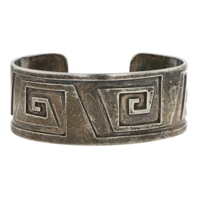 Vintage Navajo Plain Siler Cuff Bracelet
